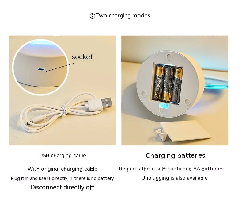 Touch-Activated Quicksand Decorative Table Lamp